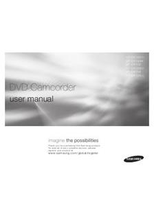 Samsung VP DX 105 manual. Camera Instructions.